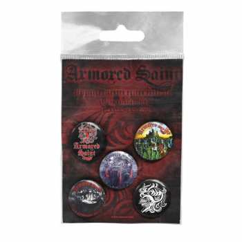 Merch Armored Saint: Súprava Odznakov Armored Saint Button Badge Set