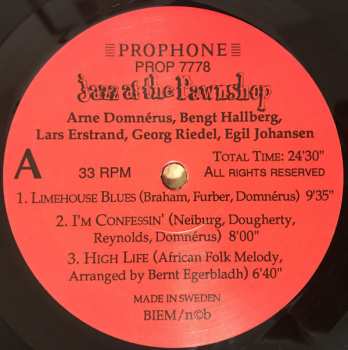 2LP Arne Domnérus: Jazz At The Pawnshop