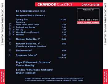 CD The London Philharmonic Orchestra: Orchestral Works Volume 2: Mediterranean · Spring Fire · Symphonic Scherzo · Northern Ballads Nos 2 & 3