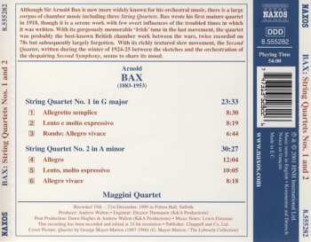 CD Arnold Bax: String Quartets Nos. 1 And 2