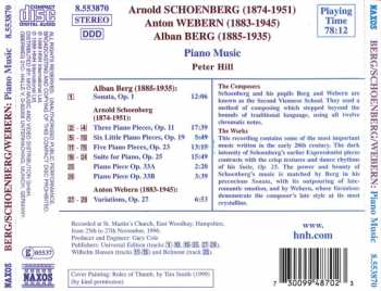 CD Arnold Schoenberg: Piano Music