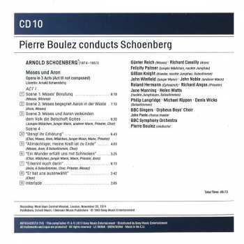 11CD/Box Set Arnold Schoenberg: Pierre Boulez conducts Schoenberg