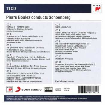 11CD/Box Set Arnold Schoenberg: Pierre Boulez conducts Schoenberg