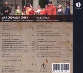 CD Ars Choralis Coeln: Raga Virga (Live At Montalbâne 17.6.2011)