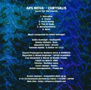 CD Ars Nova: Chrysalis Force For The Fourth 