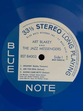LP Art Blakey & The Jazz Messengers: Moanin' CLR | LTD