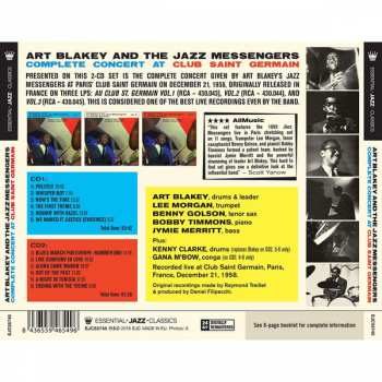2CD Art Blakey & The Jazz Messengers: Complete Concert At Club Saint Germain
