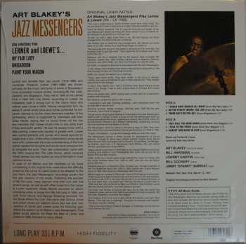 LP Art Blakey & The Jazz Messengers: Selections From Lerner And Loewe's LTD