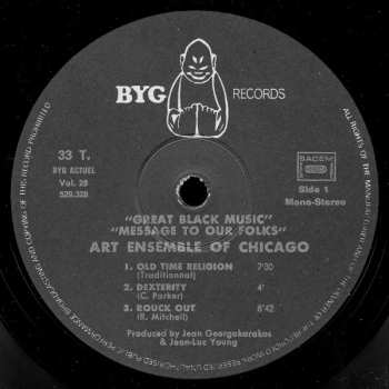 LP The Art Ensemble Of Chicago: Message To Our Folks