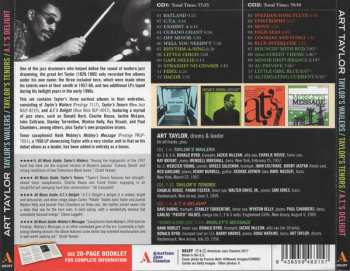 2CD Art Taylor: Taylor's Wailers + Taylor's Tenors + A.T.'s Delight + Bonus Album