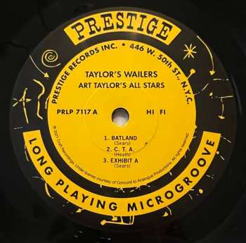 LP Art Taylor: Taylor's Wailers LTD