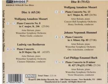 CD Arthur Balsam: Concerto Album
