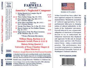CD Arthur Farwell: America's Neglected Composer: Songs, Choral And Piano Works