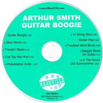 CD Arthur Smith And His Cracker-Jacks: Guitar Boogie: The Hits Of Arthur Smith And His Crackerjacks