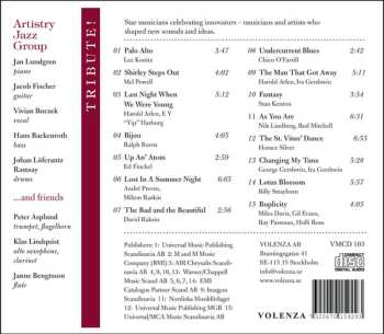 CD Artistry Jazz Group: Tribute!