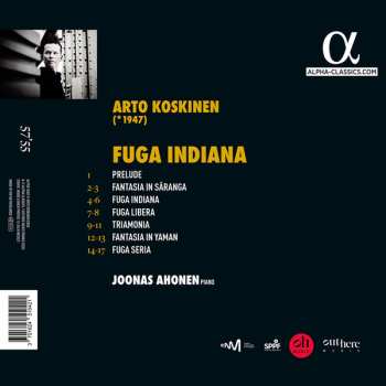 CD Arto Koskinen: Fuga Indiana