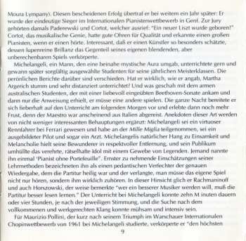 2CD Robert Schumann: Arturo Benedetti Michelangeli · Schumann · Chopin · Debussy · Mompou