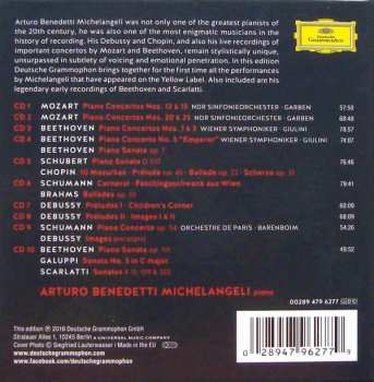 10CD/Box Set Arturo Benedetti Michelangeli: Complete Recordings On Deutsche Grammophon