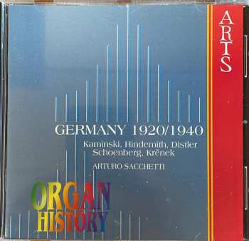 Album Arturo Sacchetti: Organ History - Germany 1920/1940