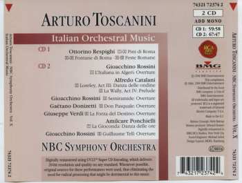 2CD Arturo Toscanini: Vol. 10: Italian Orchestral Music