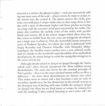 CD Arvo Pärt: Alina
