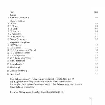 2CD Arvo Pärt: Choral & Instrumental Works