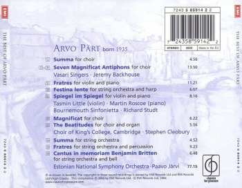 CD Arvo Pärt: The Best Of Arvo Pärt