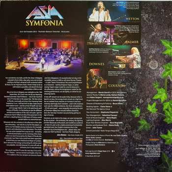 2LP Asia: Symfonia (Live In Bulgaria 2013 - With The Plovdiv Opera Orchestra) CLR