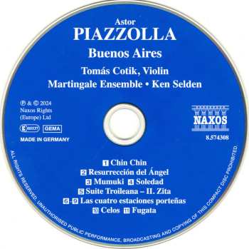 CD Astor Piazzolla: Buenos Aires