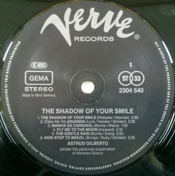 LP Astrud Gilberto: The Shadow Of Your Smile