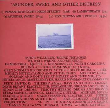 LP Godspeed You! Black Emperor: 'Asunder, Sweet and Other Distress'