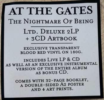 2LP/3CD/Box Set At The Gates: The Nightmare Of Being DLX | LTD | CLR