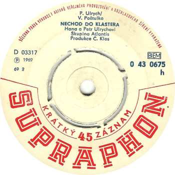 Album Atlantis: Nechoď Do Kláštera / You Don't Love Me Any More