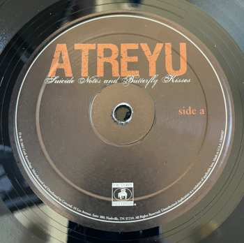 LP Atreyu: Suicide Notes And Butterfly Kisses