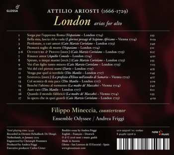 CD Attilio Ariosti: London (Arias For Alto)