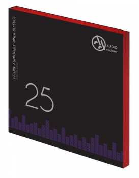 Audiotechnika Audio Anatomy Vnitřní antistatické obaly Deluxe Audiophile Červené 25ks
