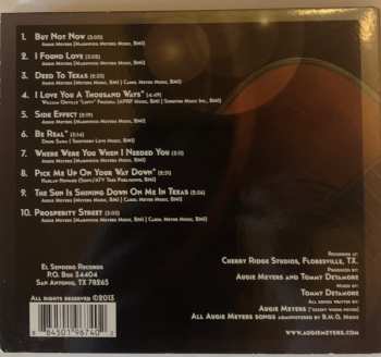 CD Augie Meyers: Loves Lost and Found