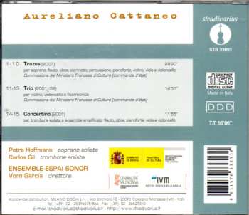 CD Aureliano Cattaneo: Trazos - Trio - Concertino