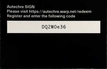2LP Autechre: SIGN