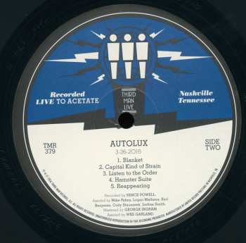 LP Autolux: Live at Third Man Records