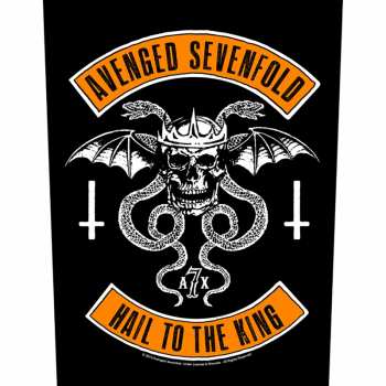 Merch Avenged Sevenfold: Nášivka na chrbát Biker 