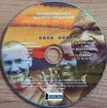 2CD Ayub Ogada: Omera: The Further Adventures of Trevor Warren with Ayub Ogada (2 CDs)