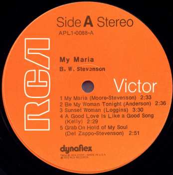 LP B.W. Stevenson: My Maria