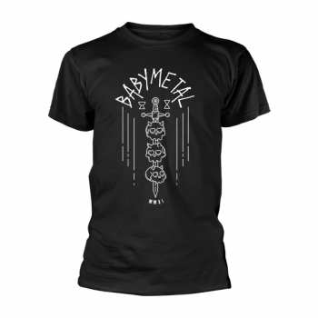Merch Babymetal: Tričko Skull Sword