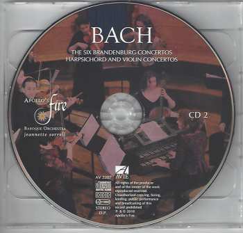 2CD Johann Sebastian Bach: Brandenburg Concertos / Harpsichord & Violin Concertos