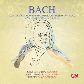 CD Johann Sebastian Bach: Sonata C Major For Recorder & Basso Continuo Bwv 1