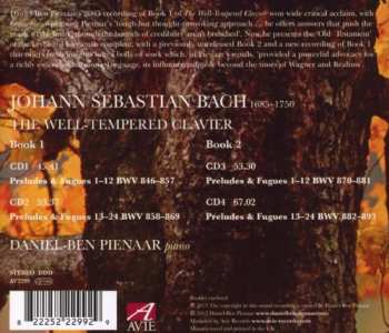 4CD/Box Set Johann Sebastian Bach: Bach: The Well-Tempered Clavier, Books 1 & 2