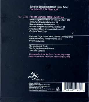 CD Johann Sebastian Bach: Cantatas Vol. 16 : New York