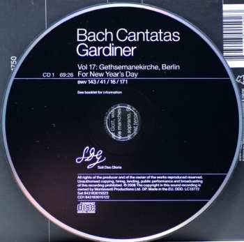 2CD Johann Sebastian Bach: Cantatas Vol. 17: Berlin