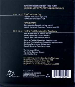 2CD Johann Sebastian Bach: Cantatas Vol. 18: Weimar / Leipzig / Hamburg